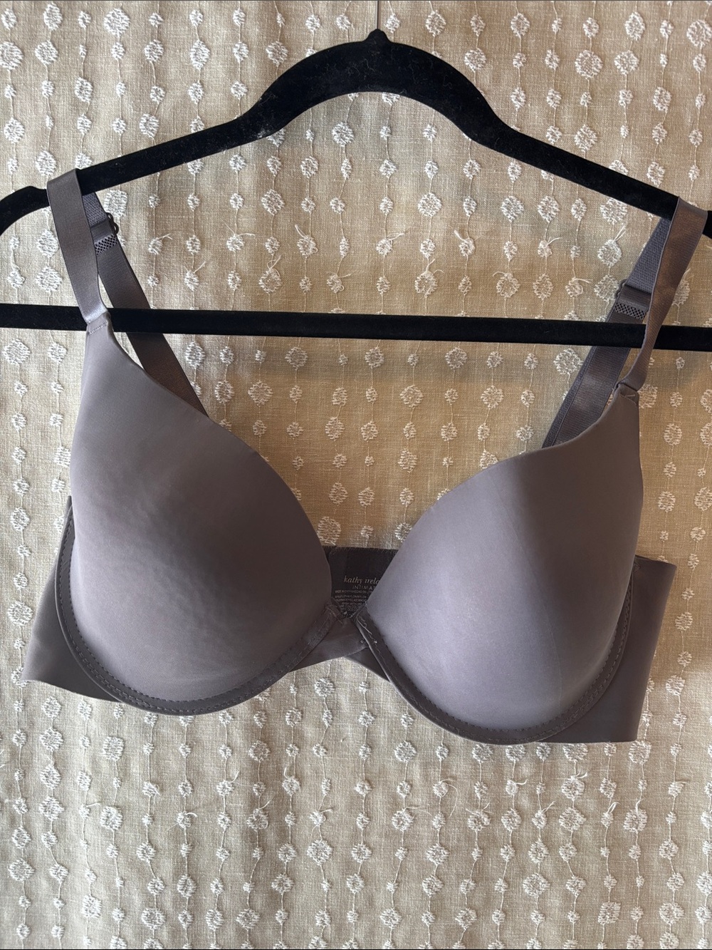kathy ireland Taupe T-Shirt Underwire Bra